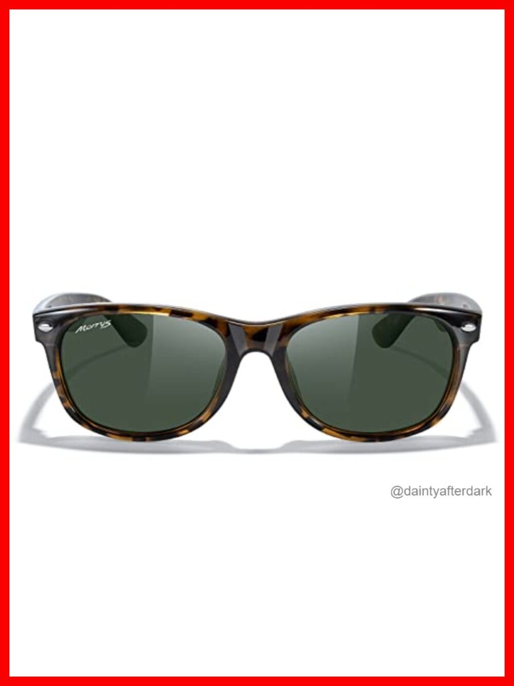 MERRY'S Polarized Square Sunglasses UV400 Full Frame Universal Fit